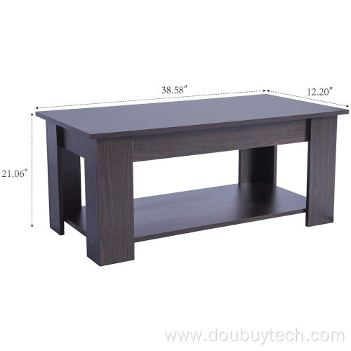 Lift Top Wood Coffee Table with Storage